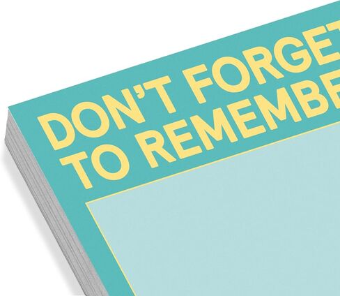 1-Count Knock Knock Don't Forget to Remember Sticky Note Pad, to Do List Notes, 3 x 3-Inches, 100 Sheets Each in Saudi Arabia