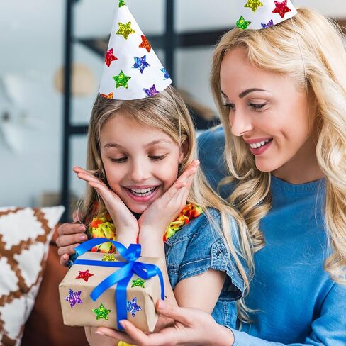 1728 Pcs Holographic Rainbow Star Stickers for Kids Reward,6 Sparkling Colors Small Star Stickers,Reward Chart Star Stickers for School,Home,Classroom Teacher Supplies,0.6" Diameter in Kuwait