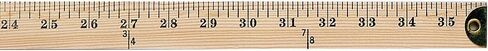 Westcott Wooden Yardstick Ruler with Metal Edges, (14351), 36-Inch, Wood in Saudi Arabia