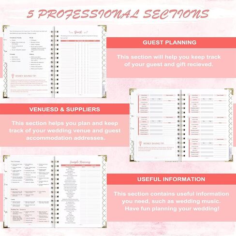 2022 Planner - Weekly & Monthly Planner 2022 with Twin-wire Binding, January 2022 - December 2022, 8" x 10", Flexible Hardcover with Thick Paper, Perfect for Home, School and Office Organizing in Saudi Arabia