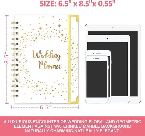 2022 Planner - Weekly & Monthly Planner 2022 with Twin-wire Binding, January 2022 - December 2022, 8" x 10", Flexible Hardcover with Thick Paper, Perfect for Home, School and Office Organizing in Saudi Arabia