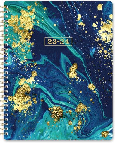 2022 Planner - Weekly & Monthly Planner 2022 with Twin-wire Binding, January 2022 - December 2022, 8" x 10", Flexible Hardcover with Thick Paper, Perfect for Home, School and Office Organizing in Saudi Arabia