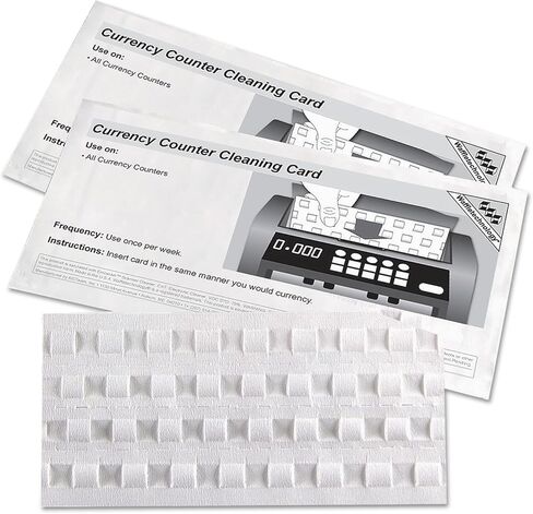 بطاقات تنظيف عداد العملات الملكية مع تقنية الوافل، 15 بطاقة في كل صندوق (RBC-CLN) in Kuwait