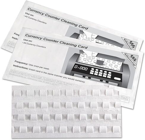 بطاقات تنظيف عداد العملات الملكية مع تقنية الوافل، 15 بطاقة في كل صندوق (RBC-CLN) in Kuwait