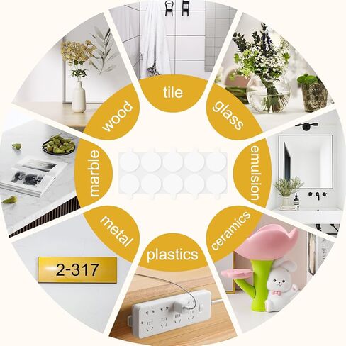 100pcs Museum Gel Clear Removable (with Hand Tear Position),Double Sided Museum Putty,One of The Most Convenient Sticky Tack for Wall Hanging 0.79" in Saudi Arabia
