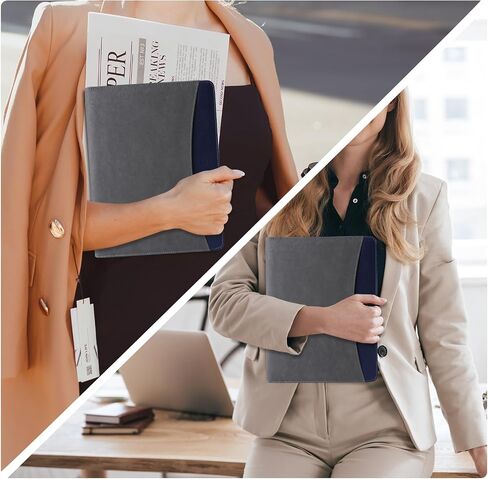 مجلد منظم لمحفظة Padfolio، مجلد السيرة الذاتية للمقابلات من جلد البولي يوريثان، منظم وثائق المؤتمرات مع حامل بطاقة العمل، حافظة دفتر بحجم Letter/A4، ورقة عمل للنساء (أخضر) in Saudi Arabia