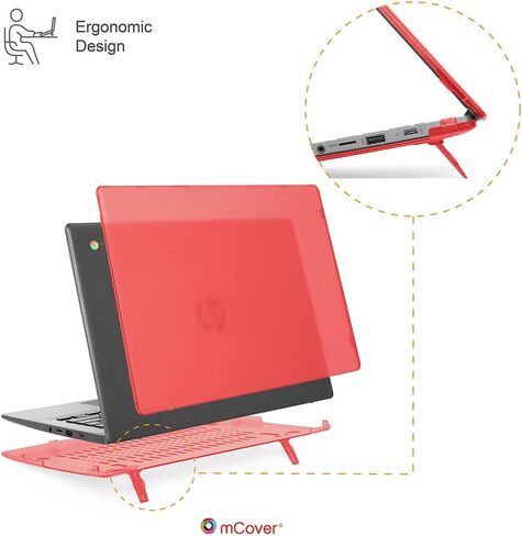 حقيبة كمبيوتر محمول من سلسلة إم كوفر متوافقة مع HP Chromebook 14A-NAxxxx، أرجواني، 2020-2022 in Saudi Arabia