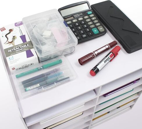 منظم فارز الملفات من سونجواي للمكتب - منظم الأدب 12 فتحة، صندوق بريد الطلاب للفصل الدراسي، منظم بريد سطح الطاولة، منظم تخزين الورق للمدرسة والمكتب المنزلي in Kuwait