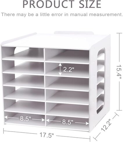 منظم فارز الملفات من سونجواي للمكتب - منظم الأدب 12 فتحة، صندوق بريد الطلاب للفصل الدراسي، منظم بريد سطح الطاولة، منظم تخزين الورق للمدرسة والمكتب المنزلي in Kuwait