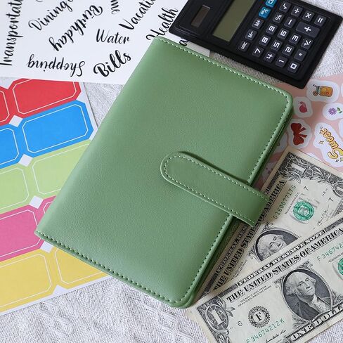 A6 Money Saving Binder,Budget Binder with Zipper Envelopes & Expense Tracker Sheets for Budgeting, Budget Book Planner with Cash Envelopes, Savings Binder for Money Saving(Blue, A6) in Saudi Arabia