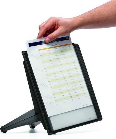 Durable Sherpa SoHo Document Holder, 10 Panels, 13.5 x 3 x 10.38, Graphite Borders in Saudi Arabia