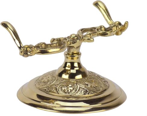 حامل قلم الكتابة على شكل نافورة نحاسية ذهبية مزخرفة على الطراز العتيق من Treasure Gurus in Saudi Arabia