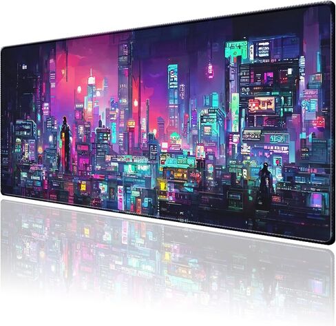 لوحة ماوس كبيرة للألعاب Kanagawa Wave (35.4×15.7 بوصة، سمك 3 مم)، قاعدة مطاطية غير قابلة للانزلاق وحواف قفل معززة، لوحة ماوس ممتدة مقاس XXL للعمل والألعاب وحصيرة المكتب وتزيين سطح المكتب in Saudi Arabia