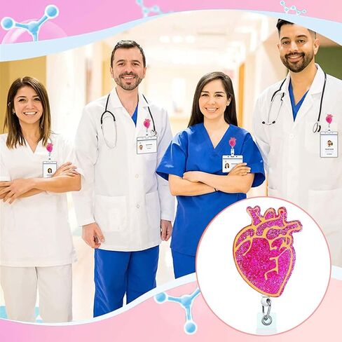 Vein Whisperer Phlebotomy Nurse Badge Reel Holder Retractable Badge Clips Alligator Clip Phlebotomist Nursing Badge Reels Retractable for Nurses Badge Gift RN LPN CNA LVN ID Card Badge Holder in Saudi Arabia