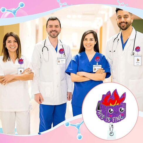 الوريد الهامس الفصد ممرضة شارة بكرة حامل قابل للسحب شارة كليب التمساح كليب فاصد التمريض شارة بكرات قابل للسحب للممرضات شارة هدية RN LPN CNA LVN حامل شارة بطاقة الهوية in Kuwait