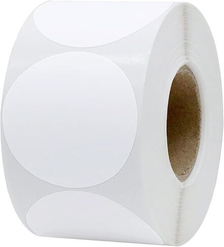 2 Inch Circle Thermal Labels Roll Color Thermal Printer Labels Round Thermal Sticker Labels Self-Adhesive 750Labels for DIY Design, Name Tags Compatible with MUNBYN Rollo Zebra(Pink, 1 pcs) in Saudi Arabia