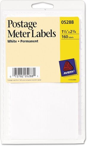 AVE05288 - Avery Permanent Adhesive Postage Meter Labels in Saudi Arabia