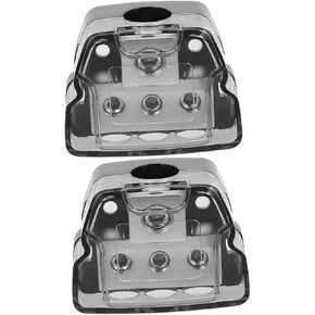 CIIEEO 2PCS CAR AUDIO AUDIO GRONDLAY BLOCK WAY AMPLIFIER SPINITER لتوزيع الطاقة الفعال بسهولة التثبيت لعشاق DIY مع جهات اتصال مغطاة in Kuwait