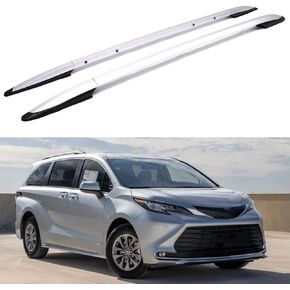 رف سقف الألومنيوم لـ Sienna XL40 2021-2024 عواصف لتخزين شحن الأمتعة الآمنة متينة لمغامرات السفر (2 مساءً) in Kuwait