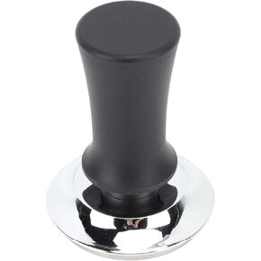 Tamper Hand Tamper, Stainless Steel Stainless Steel Espresso Tamper with Comfortable Grip for Coffee Machine Accessories (Black Flat Bottom) in Kuwait