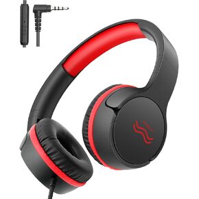 Kids Headphones with Cord - Wired Headphones for Kids, 85/94dB Volume Limited for Safe Listening, Comfortable & Durable, 3.6mm Jack for School, Tablet, Travel, PinkPurple in Saudi Arabia