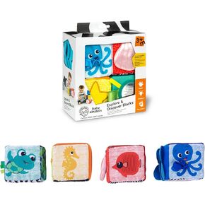 Baby Einstein Explore & Discover Soft Blocks Toys, Ages 3 months + in Kuwait