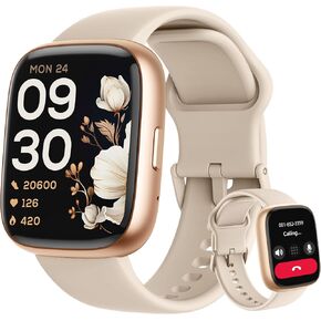 Smart Watch, Alexa Built-in, Answer/Make Calls 44mm Smartwatch Women Men, 1.83" Sports Watch IP68 Waterproof, Heart Rate SpO2 Sleep Stress Monitor, Step Counter Watch for Android & iOS Phone in Saudi Arabia