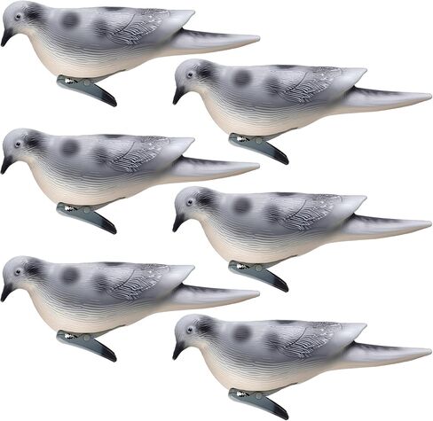 Bucherry 6 Pack Outdoors Dove Devs ، Dove Hunting Defe مع مقاطع ومواد متينة للمانعة للتسلية لصيد الحمام والسيطرة على الطيور in Kuwait