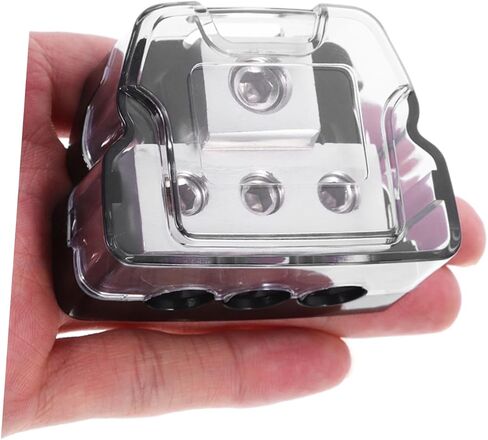CIIEEO 2PCS CAR AUDIO AUDIO GRONDLAY BLOCK WAY AMPLIFIER SPINITER لتوزيع الطاقة الفعال بسهولة التثبيت لعشاق DIY مع جهات اتصال مغطاة in Kuwait