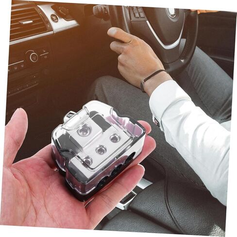 CIIEEO 2PCS CAR AUDIO AUDIO GRONDLAY BLOCK WAY AMPLIFIER SPINITER لتوزيع الطاقة الفعال بسهولة التثبيت لعشاق DIY مع جهات اتصال مغطاة in Kuwait