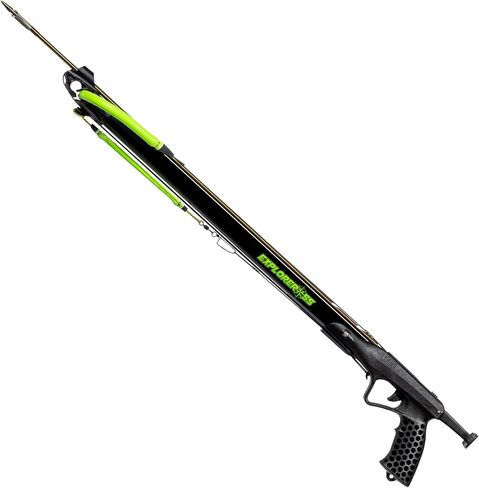 JBL Spearguns Explorer Performance Speargun for Spearfishing, Speargun for Freediving, Scuba Diving, Fishing, Diving, Aluminum Barrel, Stainless Steel Shaft, Easy Stretch Bands, Made in USA in Saudi Arabia
