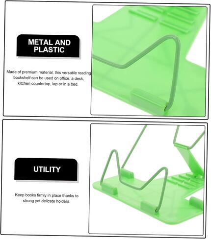 DOITOOL 2pcs Adjustable Book Reading Bracket Reading Shelf for Boys and Girls Book Rack Display Stands for Home in Kuwait
