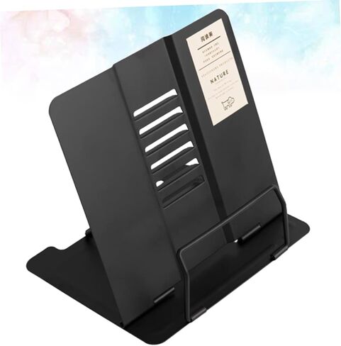 Angoily Adjustable Book Reading Stand Metal Reading Bracket for Students Suitable for Home and Outdoor Use Book Holder for Tablets and in Saudi Arabia