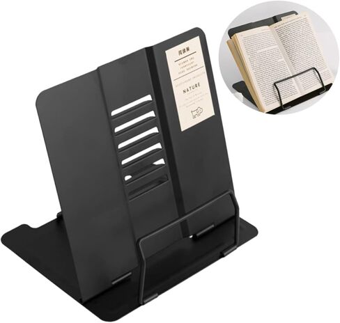 Angoily Adjustable Book Reading Stand Metal Reading Bracket for Students Suitable for Home and Outdoor Use Book Holder for Tablets and in Saudi Arabia