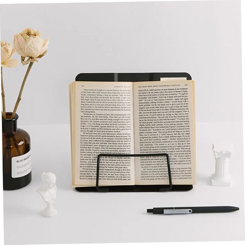 Angoily Adjustable Book Reading Stand Metal Reading Bracket for Students Suitable for Home and Outdoor Use Book Holder for Tablets and in Saudi Arabia