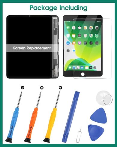 لـ iPad Pro 12.9 5rd 2021 استبدال الشاشة لـ iPad Pro 12.9 6th LCD Screen 2022 A2436 A2437 A2764 عرض مجموعة إصلاح أرقام شاشة اللمس (الأسود) in Saudi Arabia