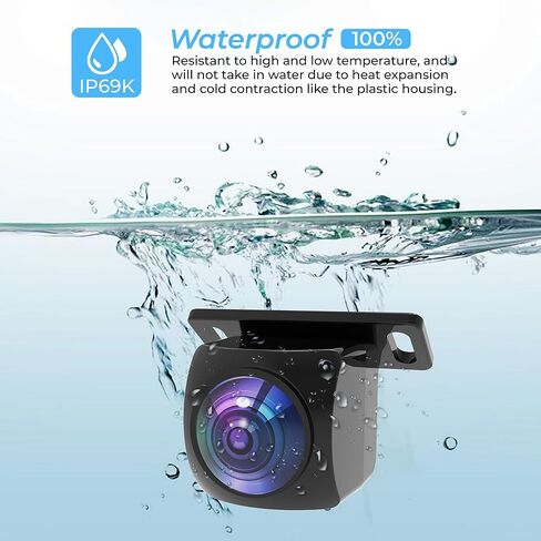AHD 1080P Backup Camera for Car,170 Degree Wide Angle Rearview Reversing License Plate IP69K Waterproof Camera,Clear Night Vision Reverse Rear View Camera for Car Vehicle SUV RV in Saudi Arabia
