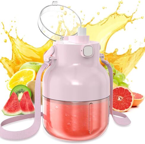 50oz خلاط محمول بحجم الأسرة من أجل العصائر والهزات والعصير ، الترخيص الحقيقي أثناء التنقل مع إعادة مزجها للمكتب والصالة الرياضية والسفر ، وقاد تسرب ، خالي in Saudi Arabia