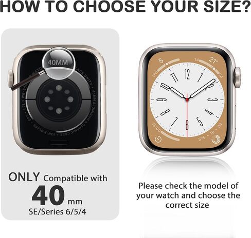 Adorve 8-Pack Privacy Screen Protector for Apple Watch 40mm SE Case Series 6 5 4, Anti-Spy 9H Hardness Tempered Glass Film, Full Protective Face Cover, Slim Guard Bumper for iWatch 40 mm Accessories in Saudi Arabia
