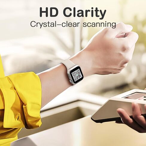 Adorve 8-Pack Privacy Screen Protector for Apple Watch 40mm SE Case Series 6 5 4, Anti-Spy 9H Hardness Tempered Glass Film, Full Protective Face Cover, Slim Guard Bumper for iWatch 40 mm Accessories in Saudi Arabia
