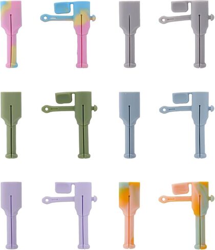 12pcs Charger Cable Protectors for Android, Cute Durable Silicone Charger USB Cord Savers Phone Data Cable Protectors Cover Dustproof Tangle Free & Colorful Cord Organizers for Home & Travel in Saudi Arabia
