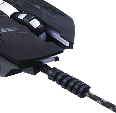 40PCS Charger Cable Saver Protectors – Mixed Black and White Silicone Spiral Cord Protectors for Data and Power Cables in Saudi Arabia