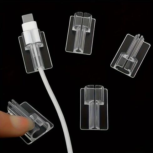 6PCS 6 Clear USB Cable Protector Cases for Apple 18W/20W Charging Head & Cable - Durable, Slim, Easy to Install, Transparent in Saudi Arabia