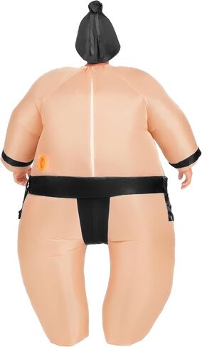 أزياء Spooktacular Creations Sumo القابلة للنفخ للبالغين، أزياء مضحكة لنفخ الهواء، زي السومو لكامل الجسم in Saudi Arabia
