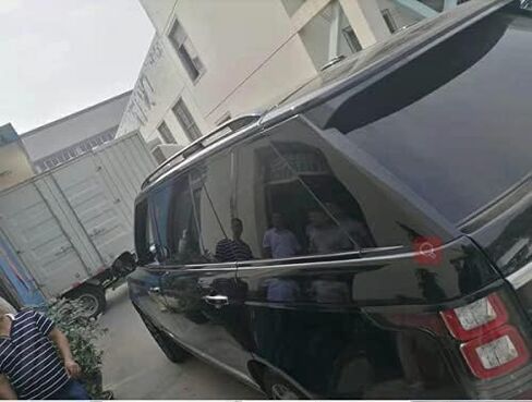 رف سقف الألومنيوم لـ Range Rover LWB 2013-2022 أشرطة العارضة لتخزين شحن الأمتعة الآمن متينة لمغامرات السفر Sliver & Black (4pcs) أ in Saudi Arabia