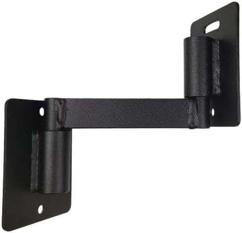 Deer Wall Mount Bracket, Shoulder Mounting System for Trophy Bucks, 180 Degree Swivel, Perfect Hanger for Taxidermy Shoulder Mounts, Textured Black, USA Made (AKR-4) in Saudi Arabia