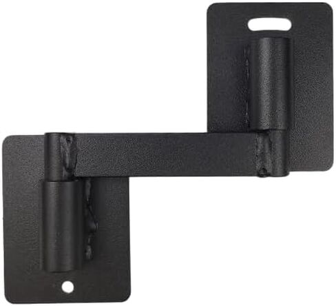 Deer Wall Mount Bracket, Shoulder Mounting System for Trophy Bucks, 180 Degree Swivel, Perfect Hanger for Taxidermy Shoulder Mounts, Textured Black, USA Made (AKR-4) in Saudi Arabia