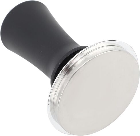 Tamper Hand Tamper, Stainless Steel Stainless Steel Espresso Tamper with Comfortable Grip for Coffee Machine Accessories (Black Flat Bottom) in Kuwait