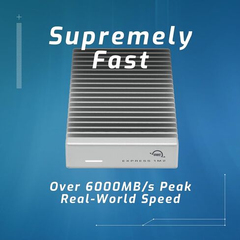 OWC 8TB Express 1M2 80Gb/s Portable NVMe SSD USB4 (Thunderbolt Compatible/USB-C) Ultra Fast External SSD Drive with Aluminum Heat Sink Enclosure in Saudi Arabia