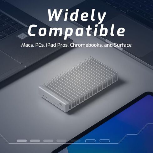 OWC 8TB Express 1M2 80Gb/s Portable NVMe SSD USB4 (Thunderbolt Compatible/USB-C) Ultra Fast External SSD Drive with Aluminum Heat Sink Enclosure in Saudi Arabia